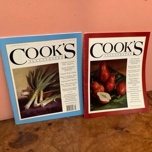 Cook's Illustrated Magazine  “Specialty Pears Cover” And 2006  Issue 79 Lot Of 2